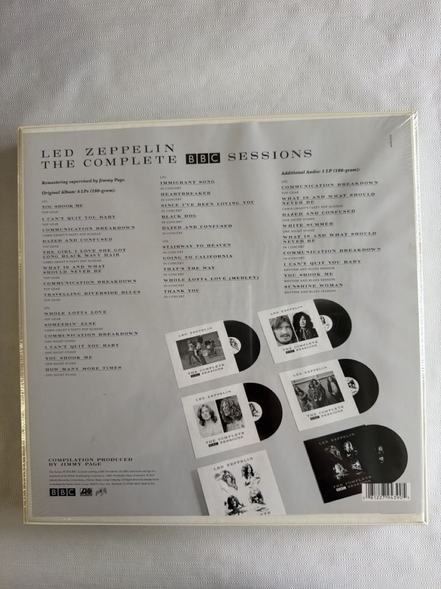 Dischi in vinile: Led Zeppelin - The Complete BBC Sessions - 5 LPs - OVP – Nuovo e nell'imballaggio originale da Schaffhausen venduto da Sonne25 2