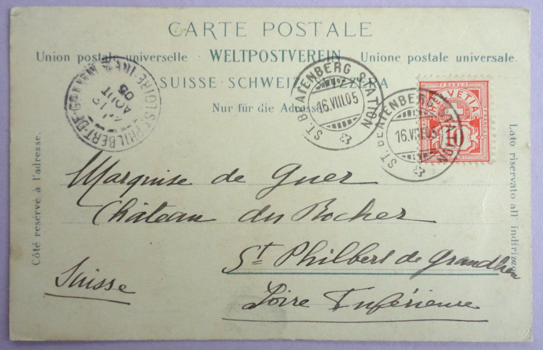 Cartoline postali: Beatenberg – Difettoso da Fétigny venduto da Billy2miny 1