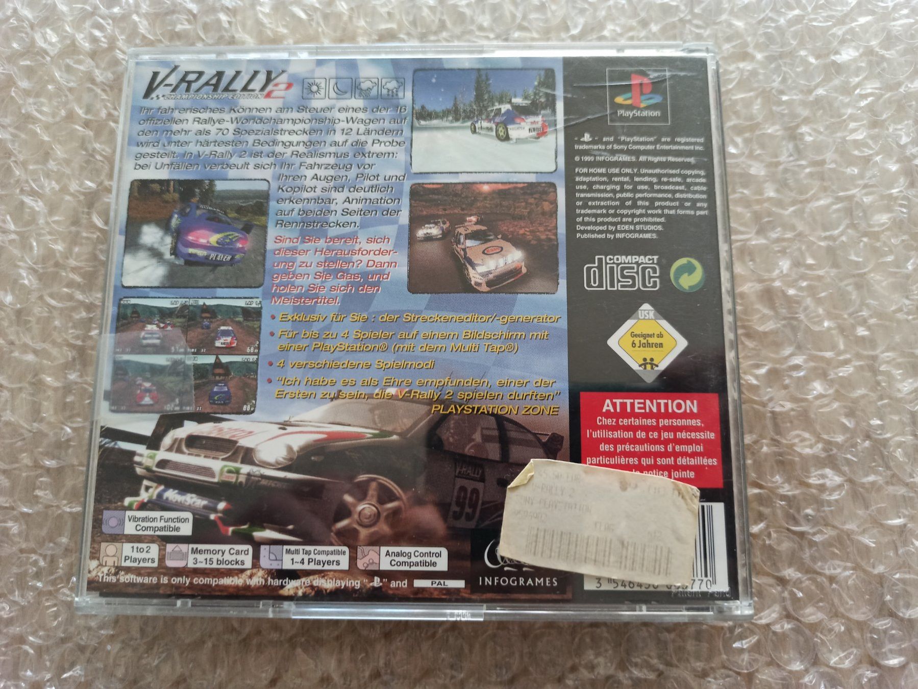 Giochi: V-Rally 2 Championship Edition PS1 – Usato da Oberweningen venduto da mar_87mx 3