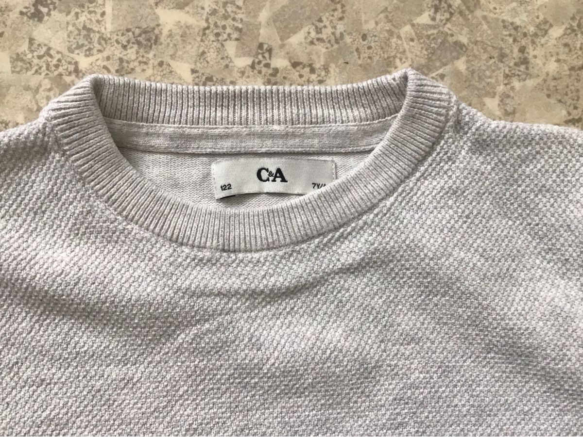 C&A Maglioni & Felpe: C&A Aus Baumwolle Strickpullover, Gr. 116/122. – Usato da Seuzach venduto da Tureda 1