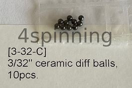 3/32" Ceramic Diff Balls – 10 pcs - Precision Grade – NEW