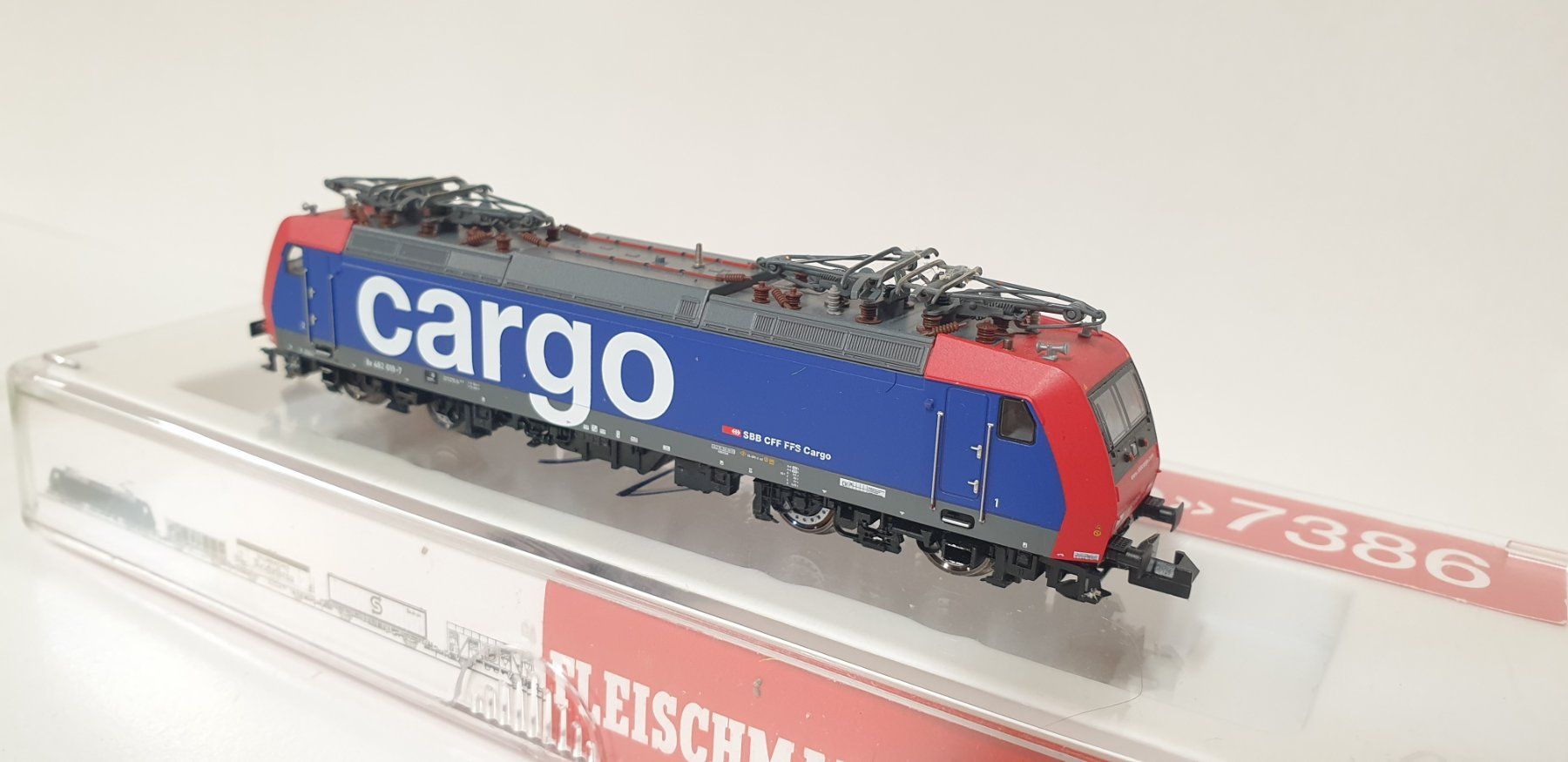 Fleischmann Trains électriques: Fleischmann Spur N  SBB Re482  Carco  7386 – D'occasion à Neuenhof par ludovicco 4