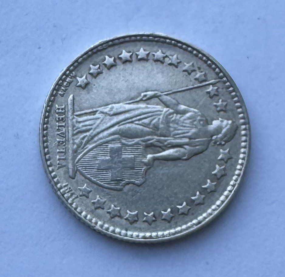 Tutti le monete: 1905 50 Rappen -unz – Usato da Kirchberg SG venduto da Helveticus00 2