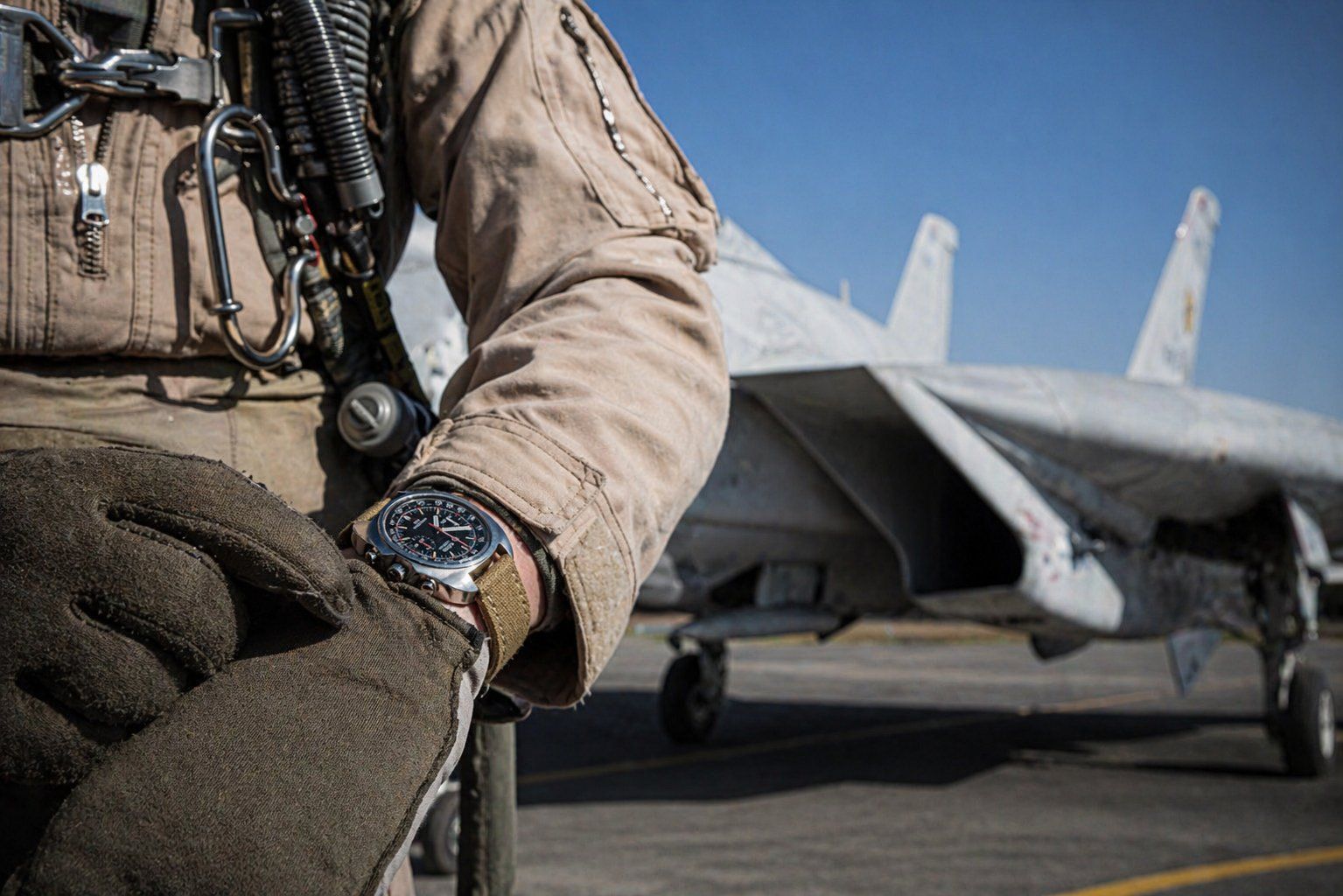 Roamer Orologi: Roamer pasadena 733 pilot chronograph, valjoux 7733, NOS – Usato da Eschert venduto da Watchlegend 5