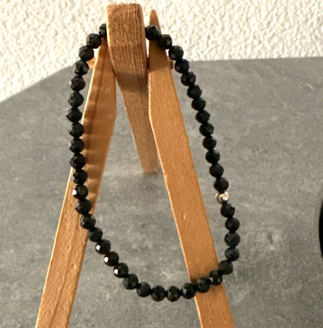 Pietre preziose: Turmalin schwarz 2 x Edelstein-Armbänder – Nuovo (secondo la descrizione) da Lommis venduto da manmarmi 1