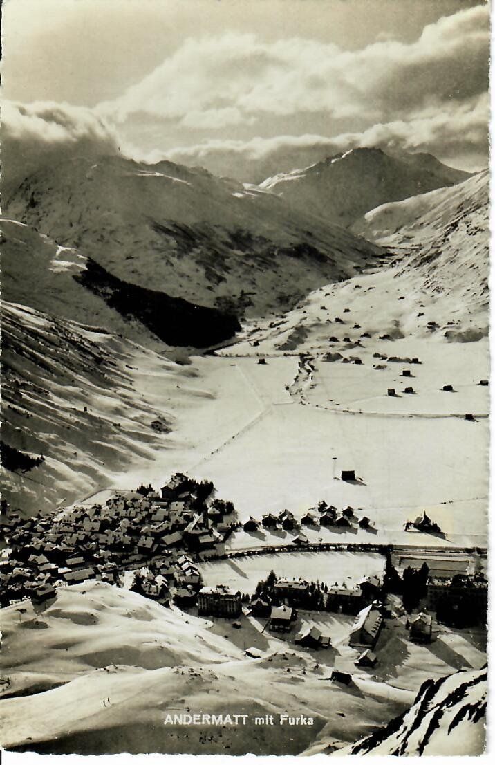 Ansichtskarten: Andermatt 1941 – Gebraucht aus Hochdorf von Ziegel-16