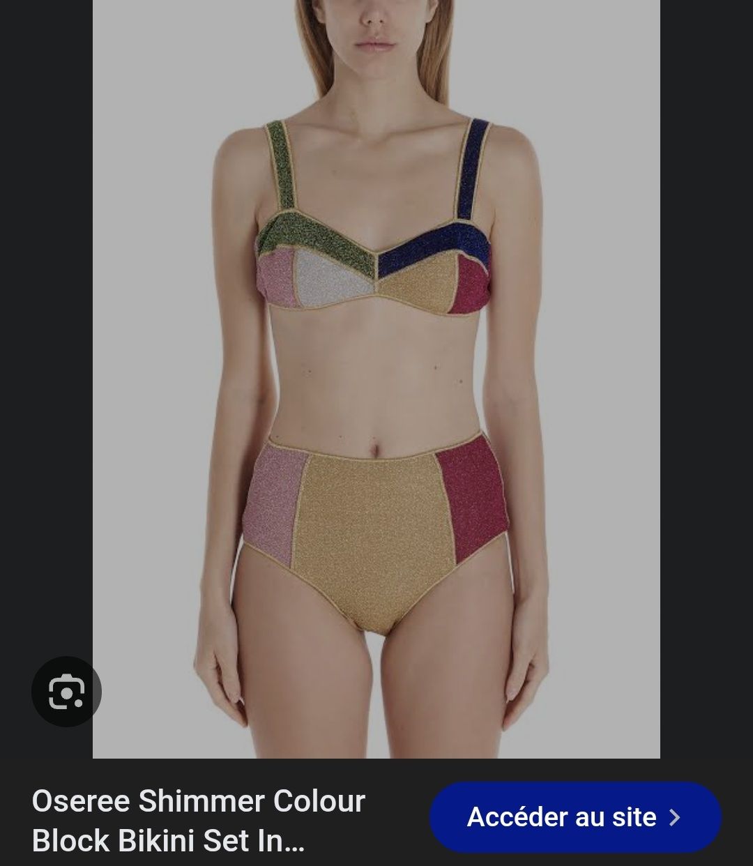 Costumi da bagno & Bikini: Bikini size L imitation Oseree patchwork vintage highwaist – Nuovo e nell'imballaggio originale da La Sarraz venduto da lupintoro 4