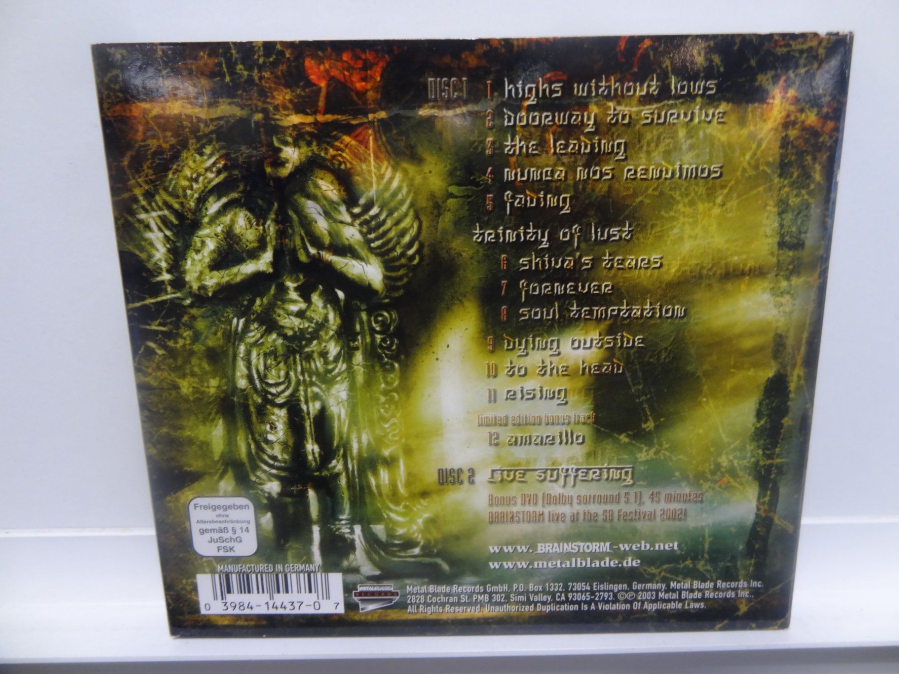CD: Brainstorm  Soul Temptation – Usato da luzern venduto da musicandart 1