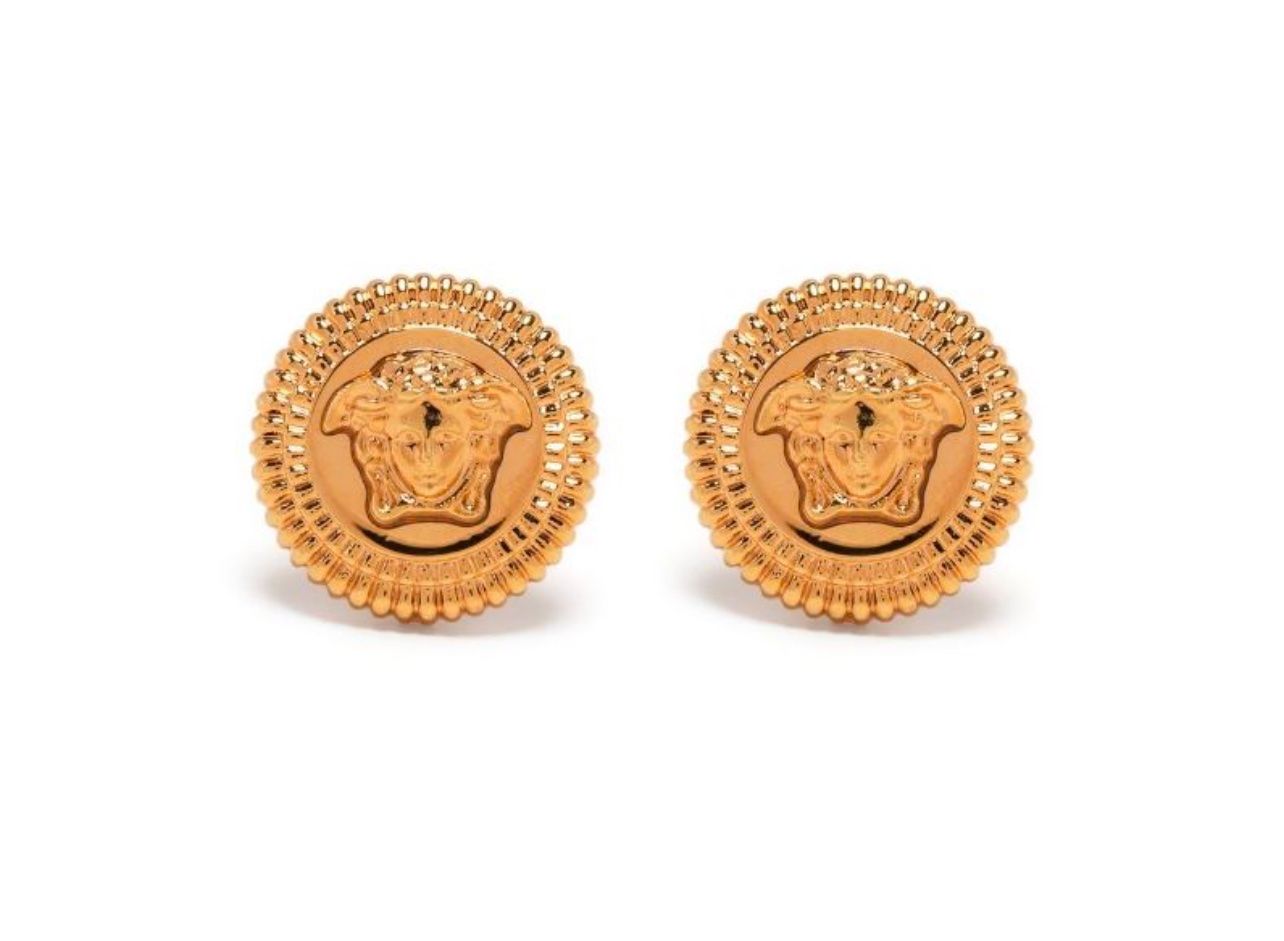 Versace Orecchini pendenti & Orecchini a lobo: Versace Ohrringe mit Medusa-Schild – Nuovo e nell'imballaggio originale da Oberaach venduto da Dandy2021