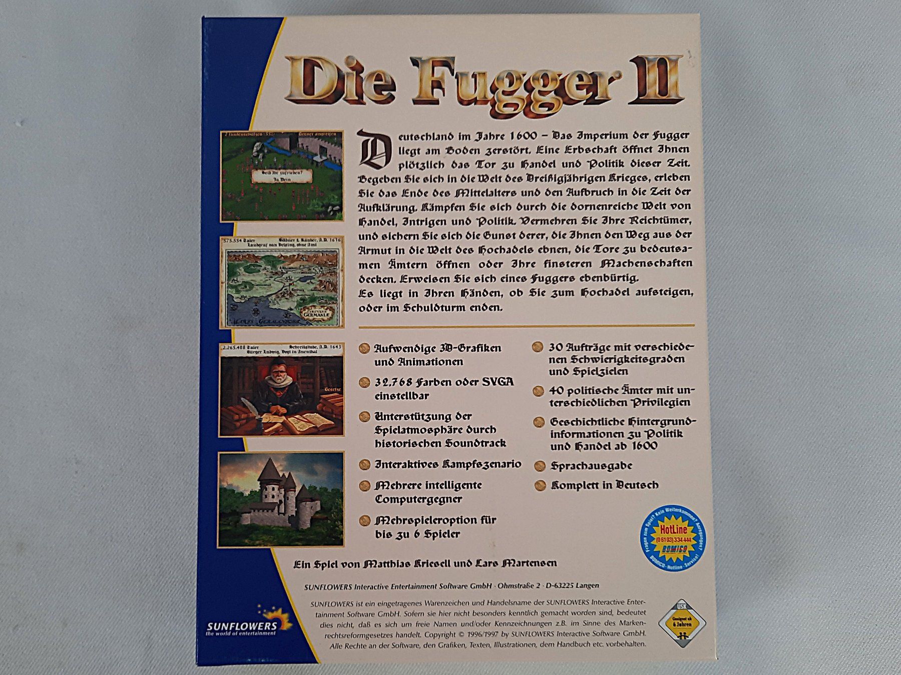 Giochi: SUNFLOWER: "Die Fugger II" – Usato da Beinwil am See venduto da Restwert_Beinwil 2