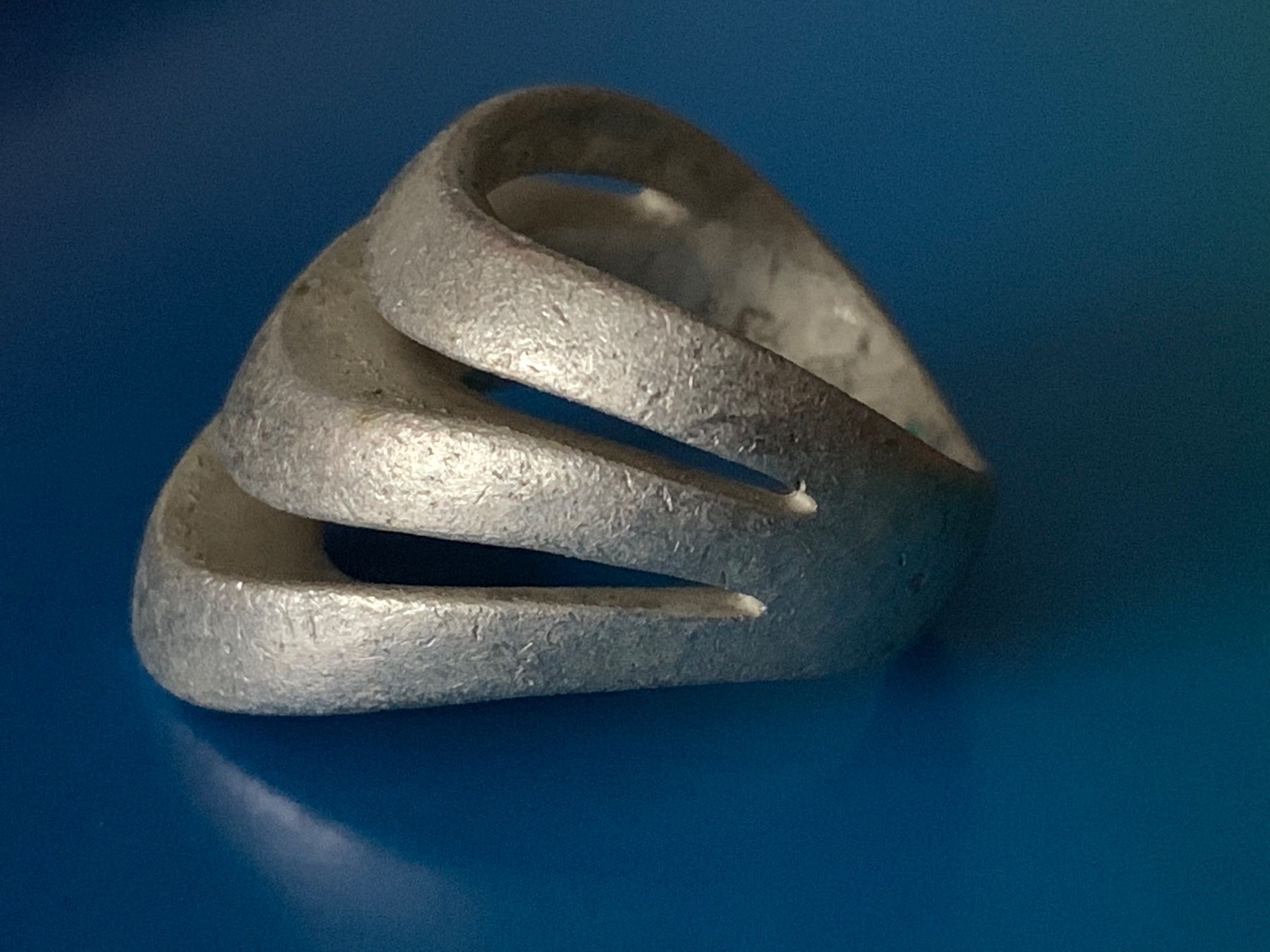 Anelli: Silberring WAVE organisch (58) – Usato da Dittingen venduto da Bijoubelle 1