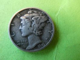 USA 1943, Dime  - Silber