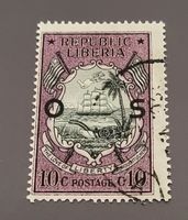 Liberia 1920 alte briefmarke