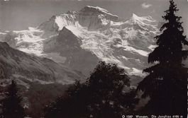 ALPIN: Wengen, die Jungfrau um 1935