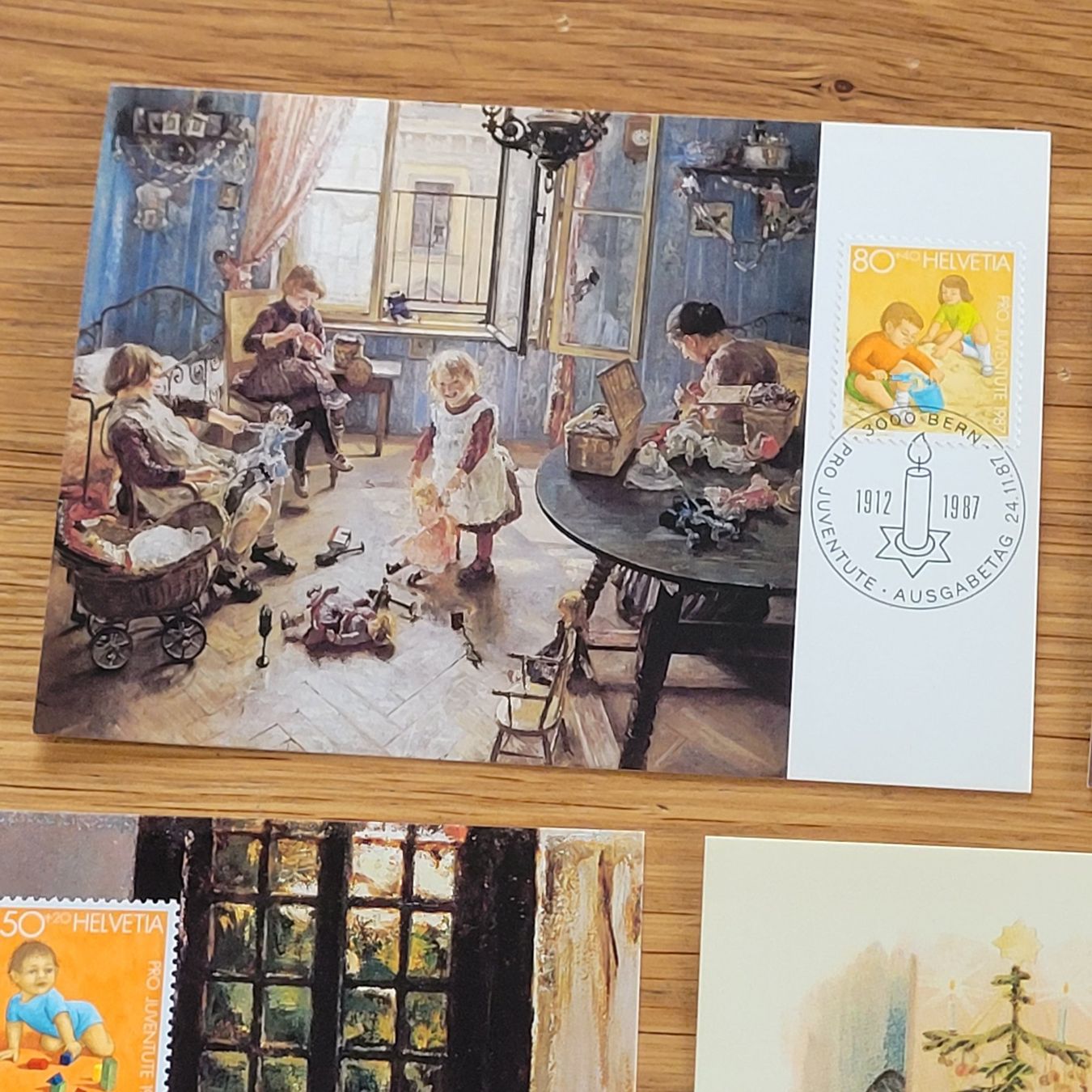 Alle Briefmarken: Los Maximum Karte Pro Juventute 1987 – Gebraucht aus Biel/Bienne von Destockweb 1