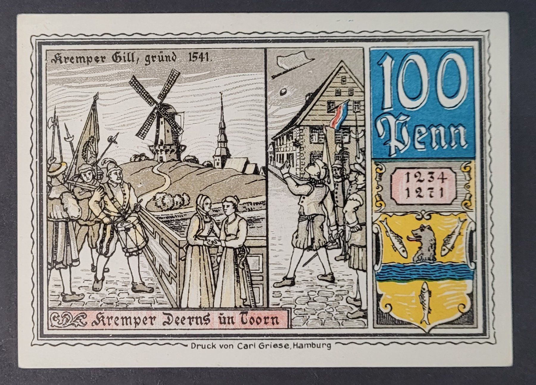 Banconote: 100 PFENNIG / KREMPE 1920 – Nuovo (secondo la descrizione) da Mumpf venduto da antonio_schweiz_961 1