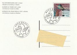 Tag der Briefmarke 2001 Basel, Karte