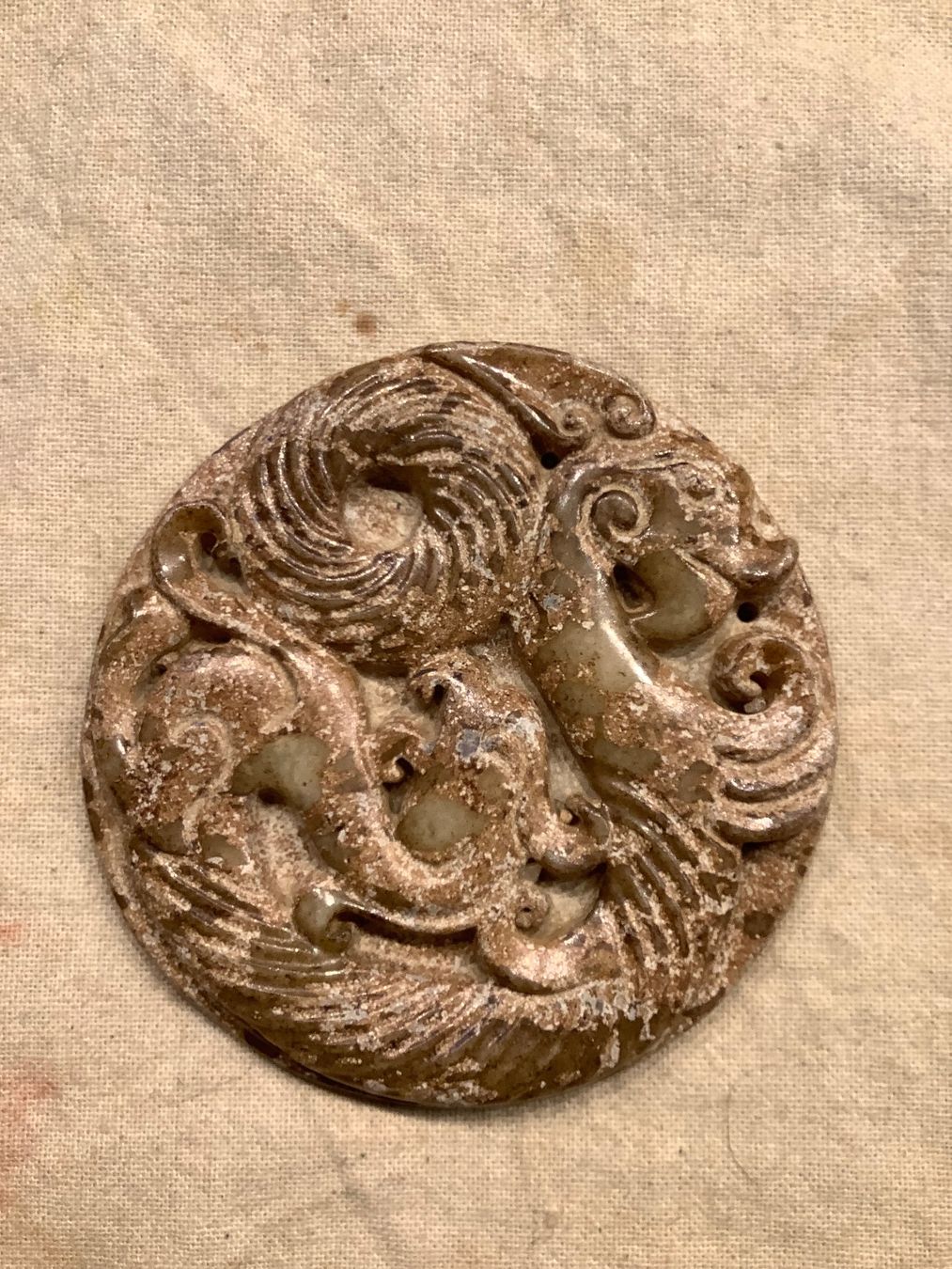 Pendentifs: Altes Jade Amulett – D'occasion à Zürich par Albatros57