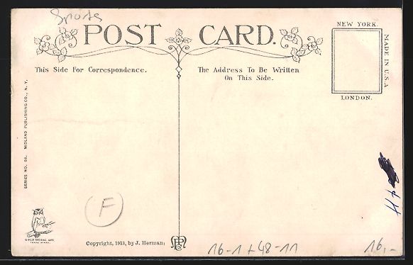 Cartoline postali: Riesiger Fisch auf dem Paddelboot eines  – Usato da Berlin venduto da bartko-reher 1