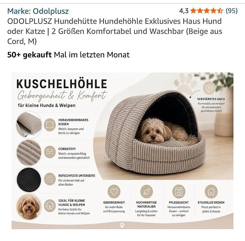 Liege- & Schlafplätze: Hundebetten  – Gebraucht aus Altstätten SG von fri_2q5z 2