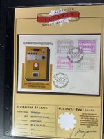 Schweizer AUTOMATEN Briefmarken verschmierter Druck