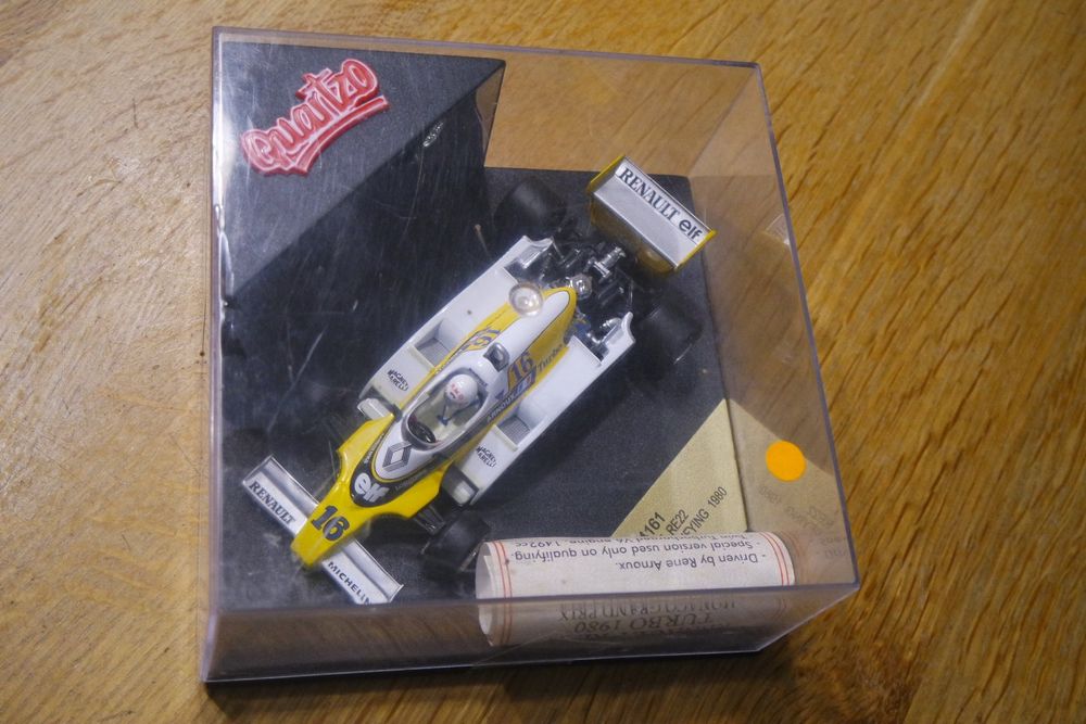 Miniature Voiture Tecno F1 GP Monaco 1973 N°22 - Échelle 1/43, Marmande France, Bois, Occasion