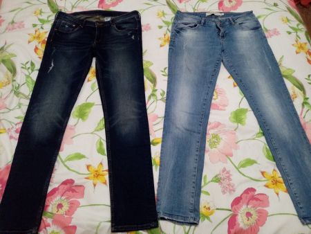 Jeans 2 Teile Gr. 40
