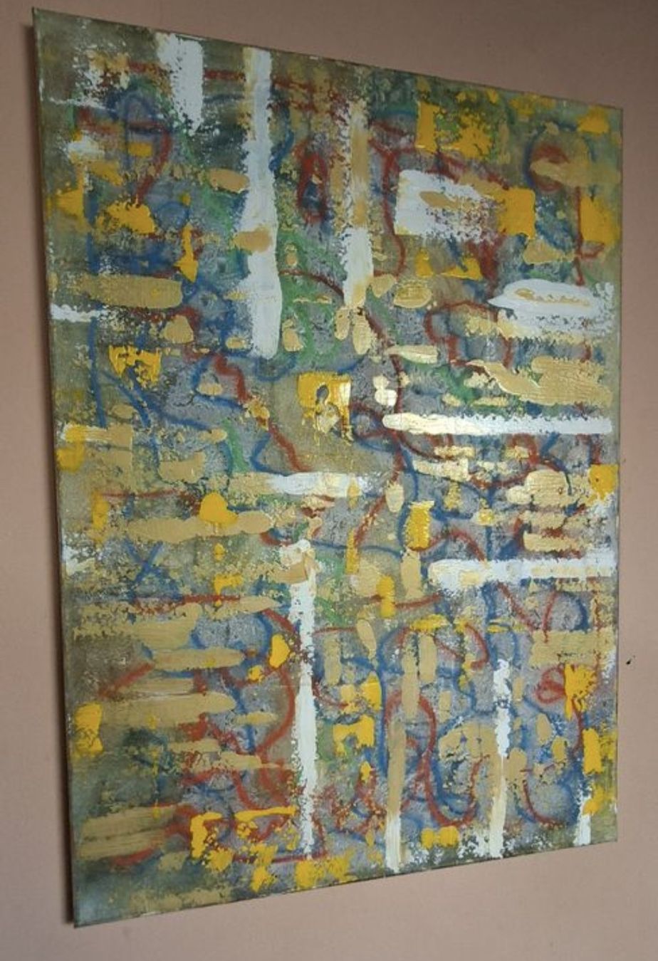 Dipinti: Gemälde "Striche" handmade 50×70 – Nuovo (secondo la descrizione) da Riehen venduto da Steinbock1970 5