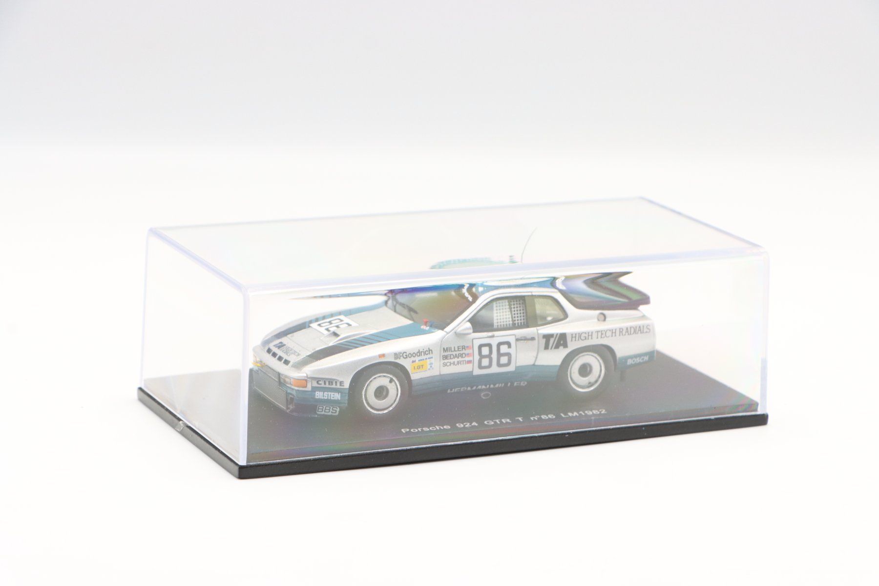 Porsche 924 GTR N°84 Le Mans 1982 – Spark 1/43, Miniature Zamac, Sans Boîte