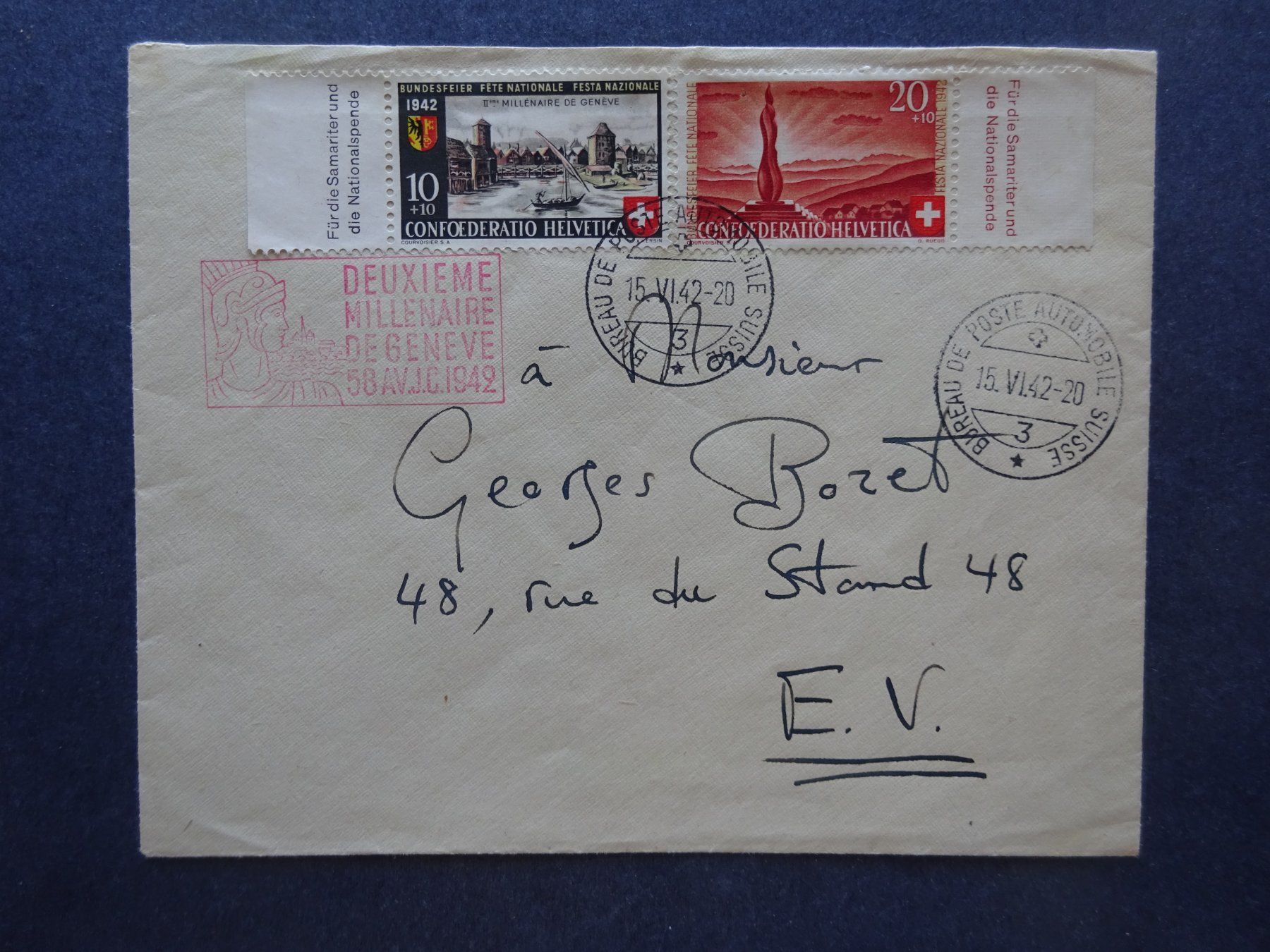 Tutti i francobolli: 1942 Pro Patria FDC   - SBK2026  175.00 – Usato da Appenzell-Steinegg venduto da adi1975 1