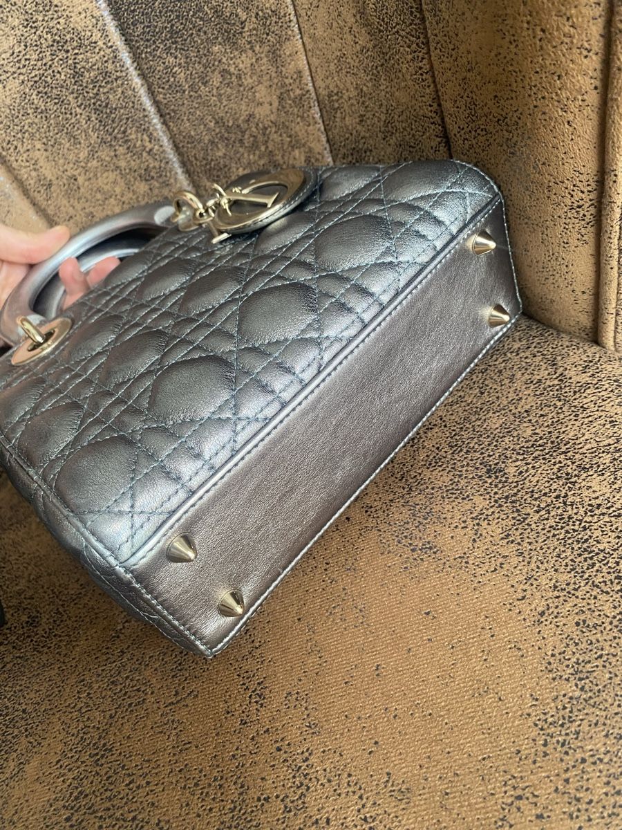Borse da donna: Lady Dior Small ABC Silver grey 2019 – Usato da Bussigny venduto da tmu_8p2m 4