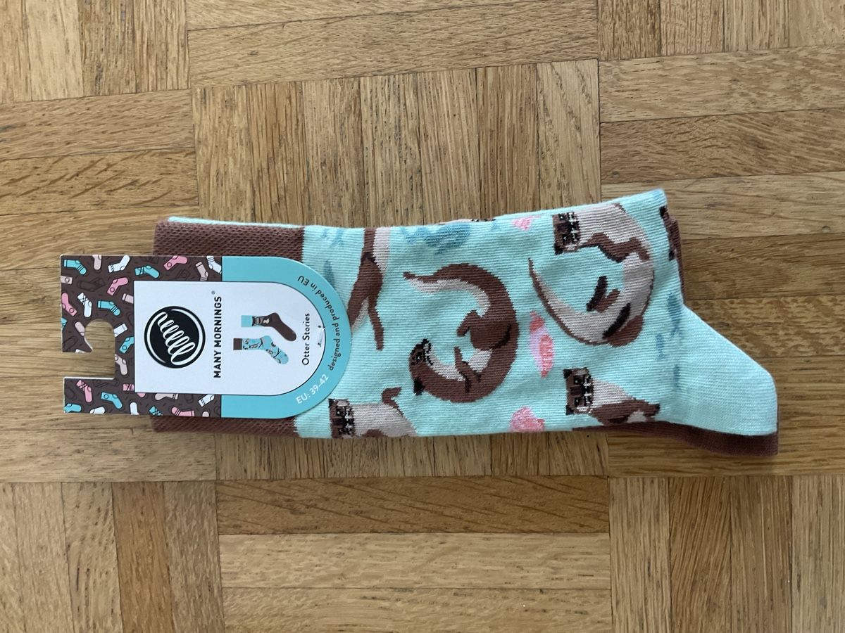 Calze: Socken mit Otter-motiv – Usato da Zofingen venduto da Hoppla09