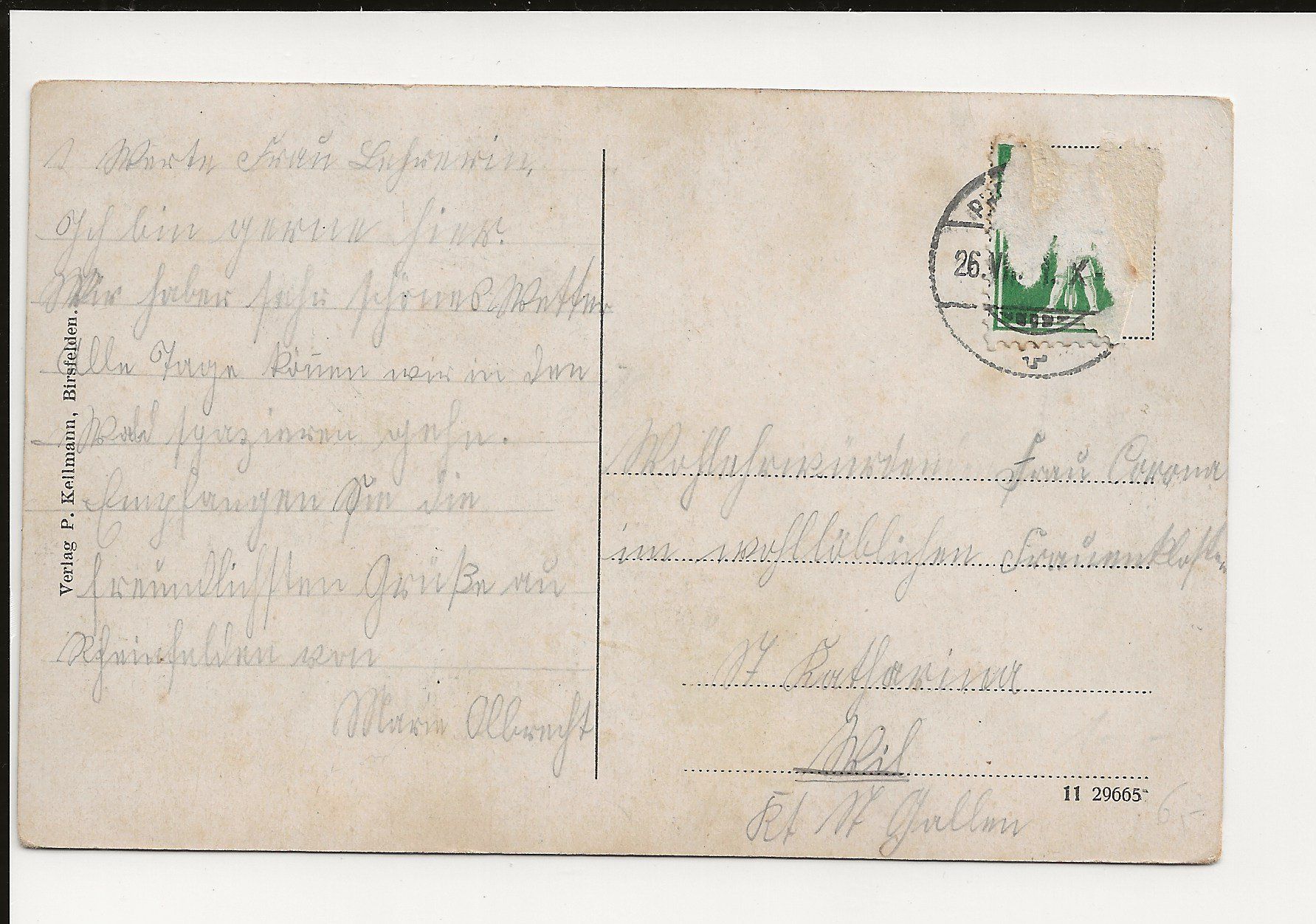Ansichtskarten: AK ca.1920 Sanatorium Rheinfelden – Gebraucht aus Greifensee von 315WDO 1