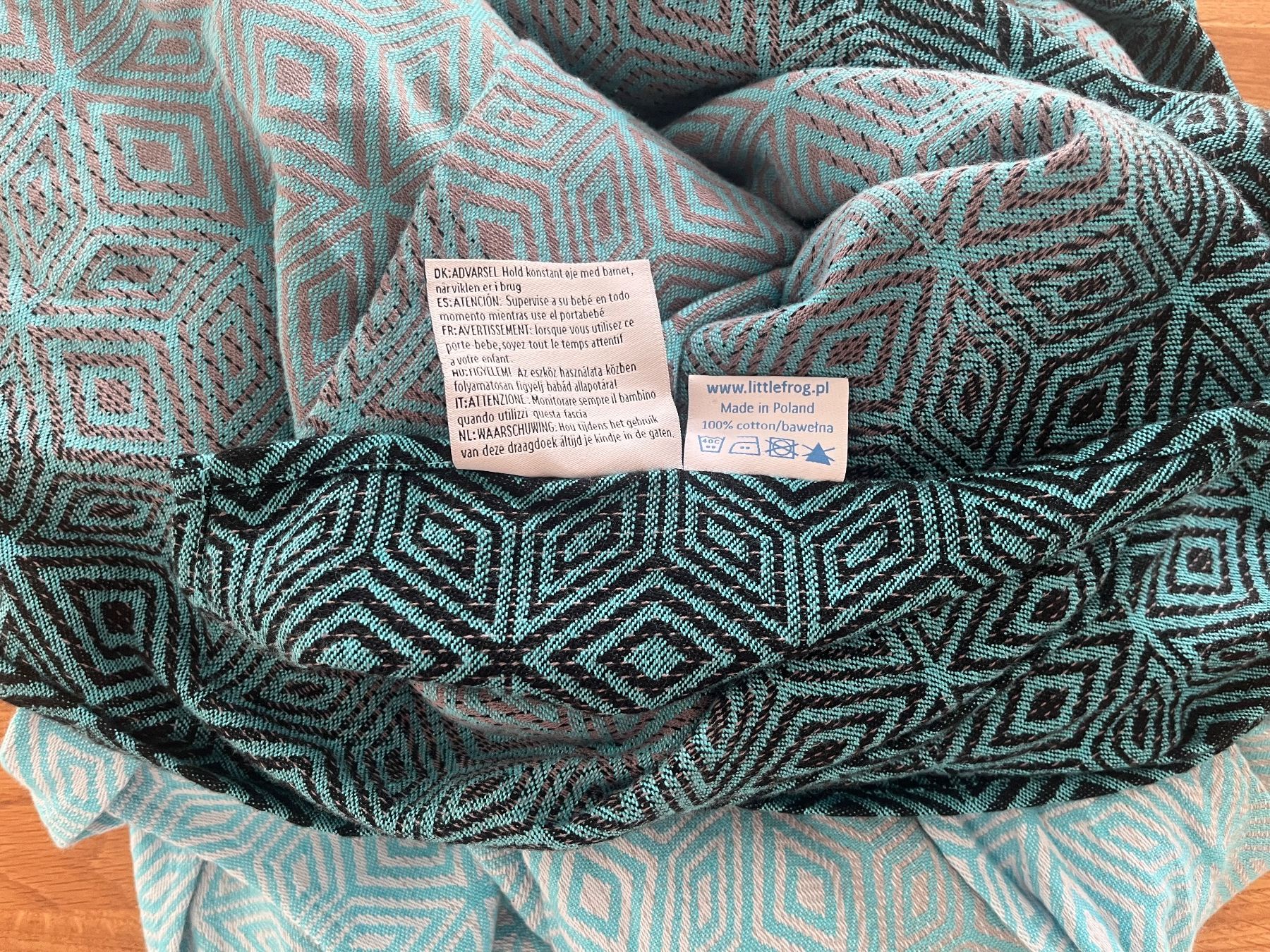Foulards & écharpes: Écharpe de portage Littlefrog bleue – D'occasion à Estavayer-le-Lac par stelina13 2