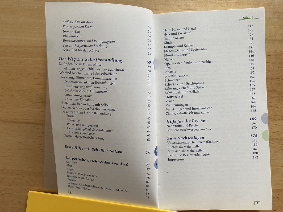 Libri: Schüssler-Salze - Günther H. Heepen – Usato da Schwarzenburg venduto da Michellu 6