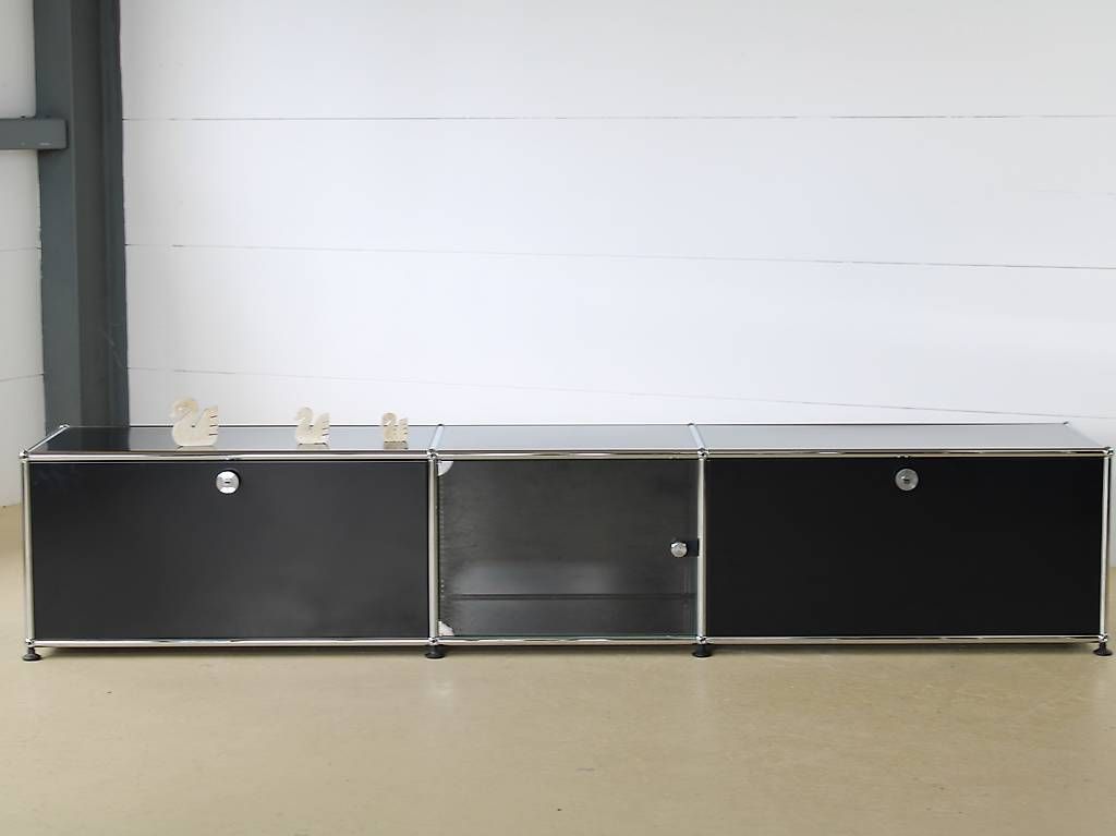 Mobili TV: USM Lowboard in Schwarz – Usato da Meinisberg venduto da atelier_TILIJA 5