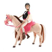Puppe - LAUREN auf bewegendes Pferd