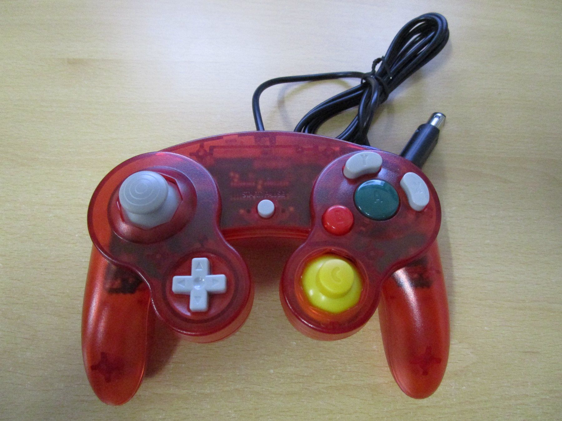 Controller: Game Cube Controller Joypad clear red transparent rot NEU – Nuovo (secondo la descrizione) da Goldau venduto da agestuffer 1
