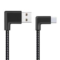 2m 2A USB an USB-C / Typ-C Nylon-Weave-S