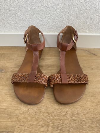 Roberto Santi Sommersandalen in Braun, Grösse 38