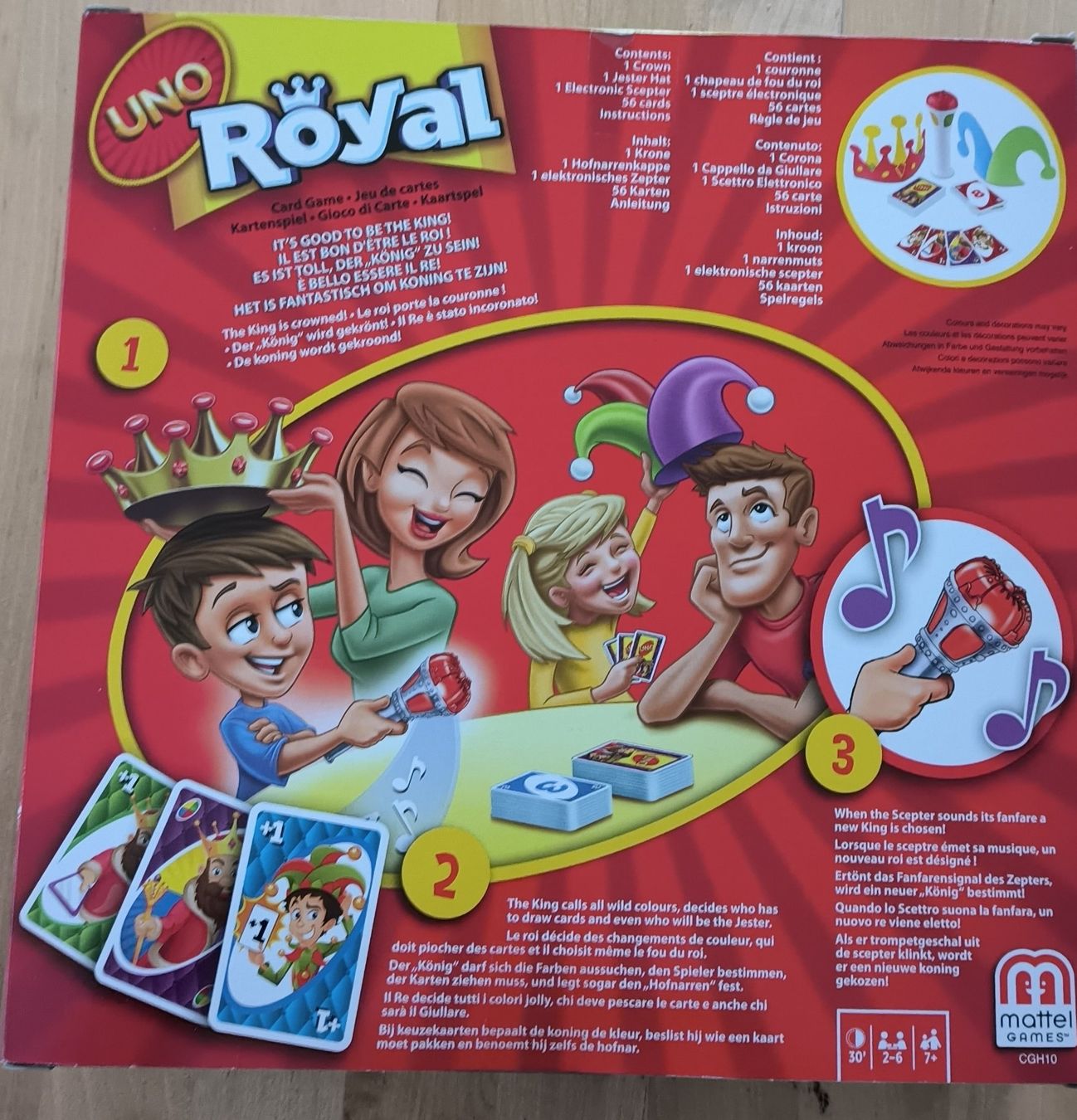 Mattel Giochi: Jeu Uno royal – Nuovo e nell'imballaggio originale da Attalens venduto da frakimir 1