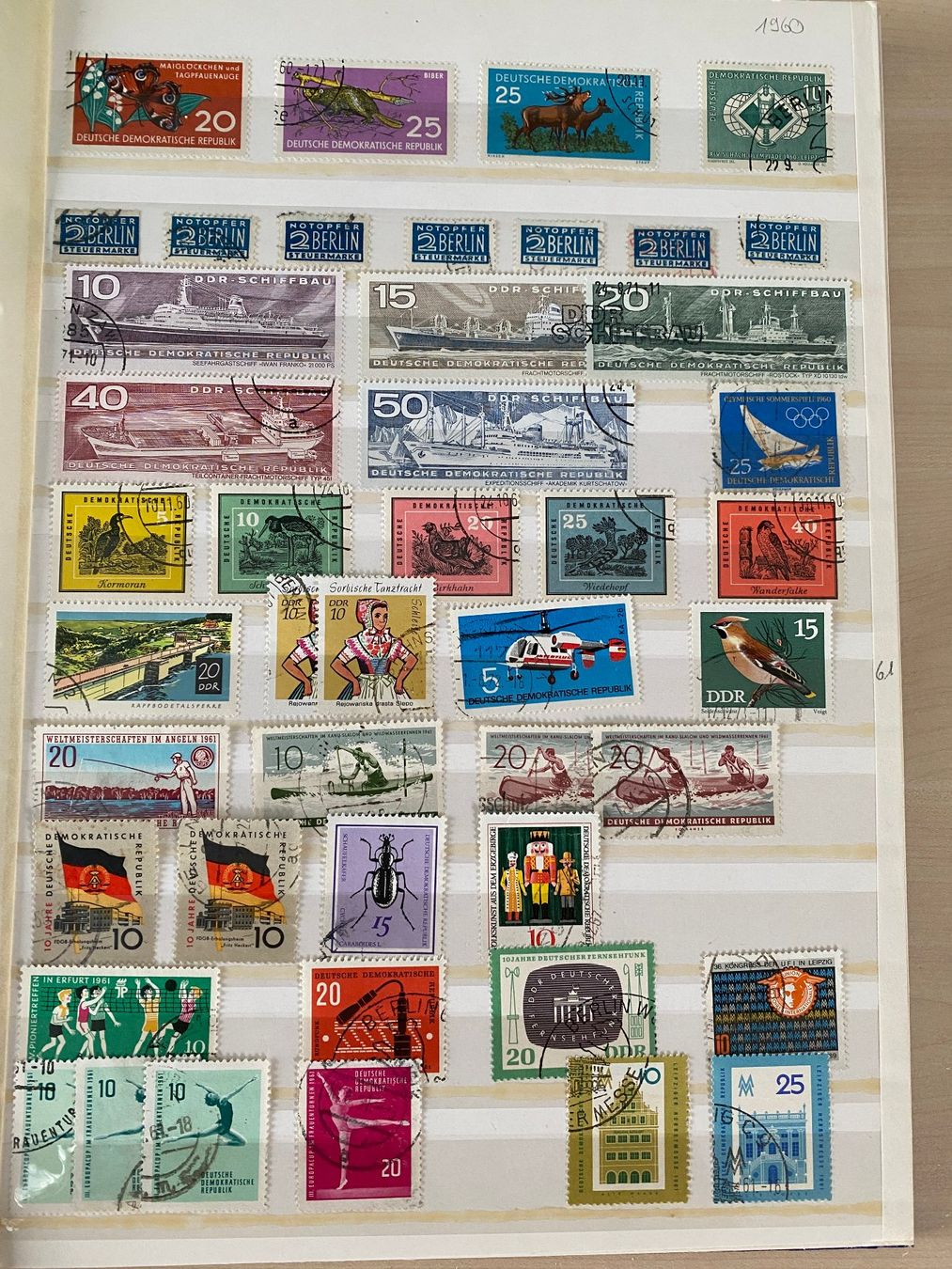 Alle Briefmarken: DDR Sammlung – Gebraucht aus Luterbach von dorohase 1