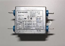 EMV-Netzfilter / Entstörfilter SIFI-A B84111-A-B110 250V/10A