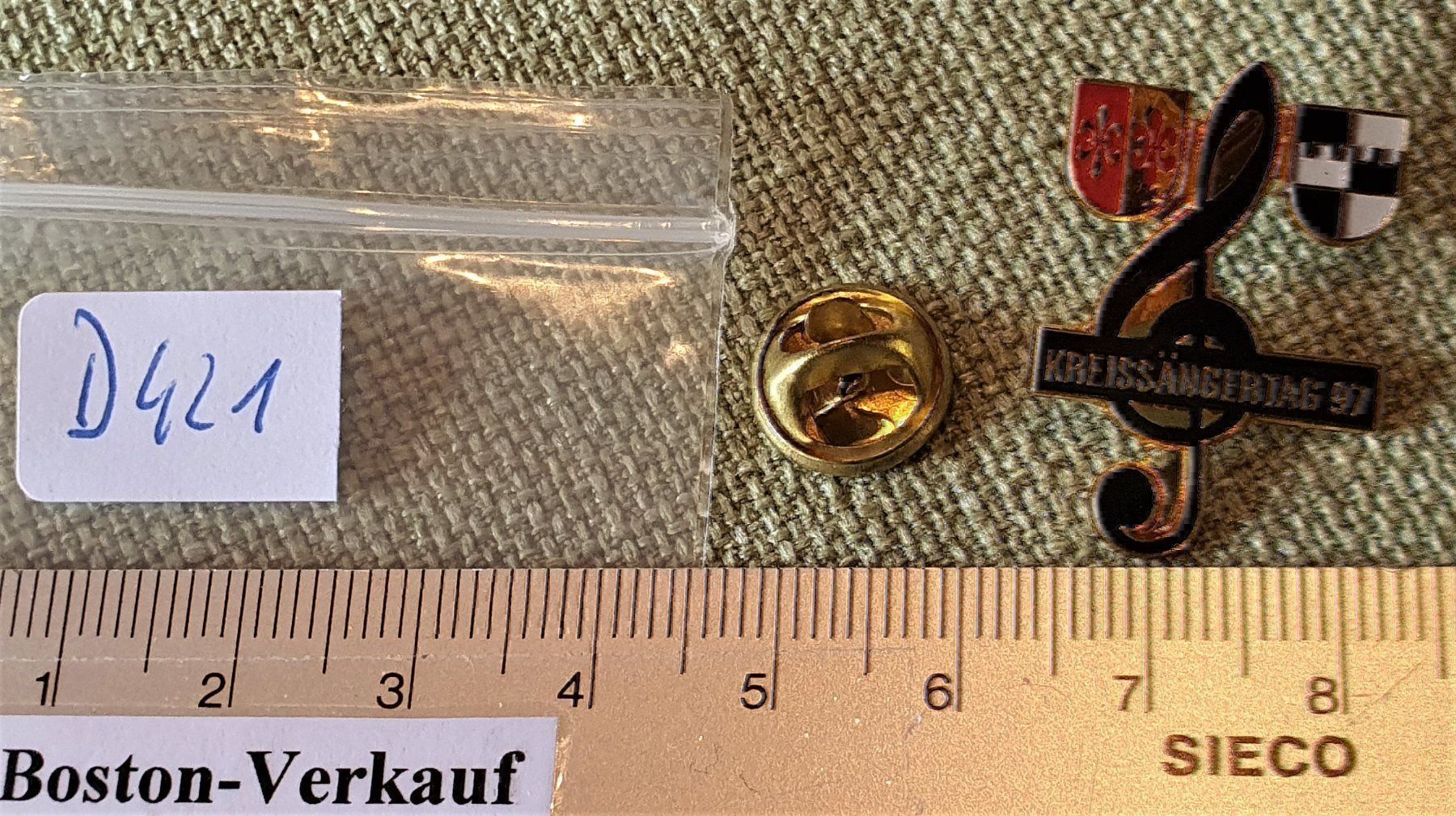 Kaffeerahmdeckel: D421 - Pin Kreissängertag Switzerland – Gebraucht aus Reinach BL von Boston-Verkauf 3