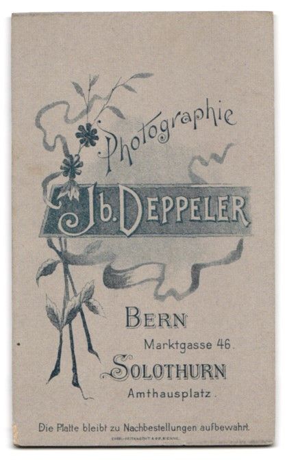 Fotografie & Manifesti: Fotografie Jb. Deppeler, Bern, Marktgass – Usato da Berlin venduto da bartko-reher 1
