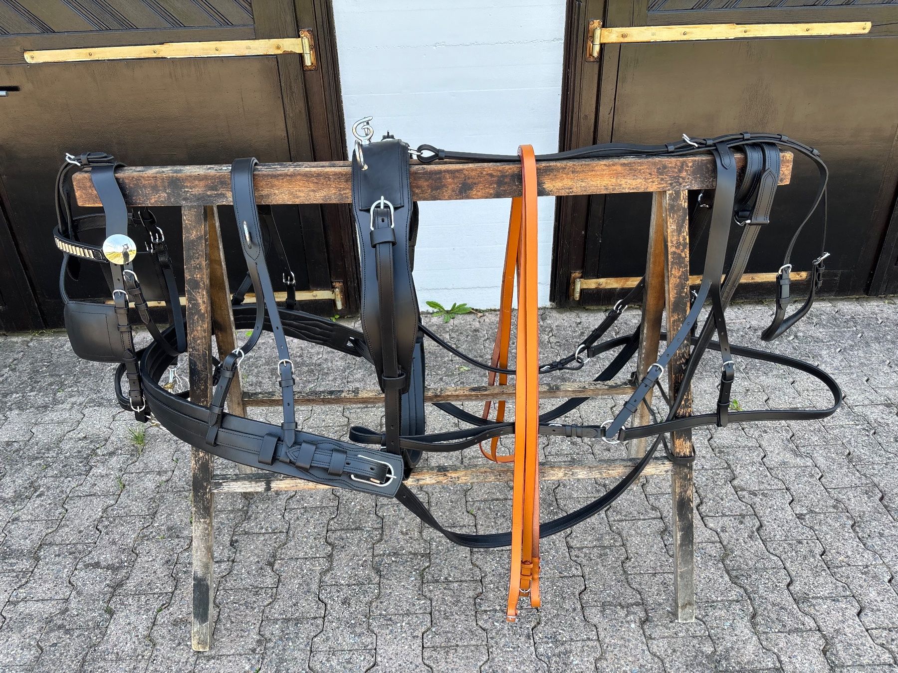 Carrozze: schönes einspänniges Brustblattgeschirr – Usato da Feldbach venduto da Fea1 1