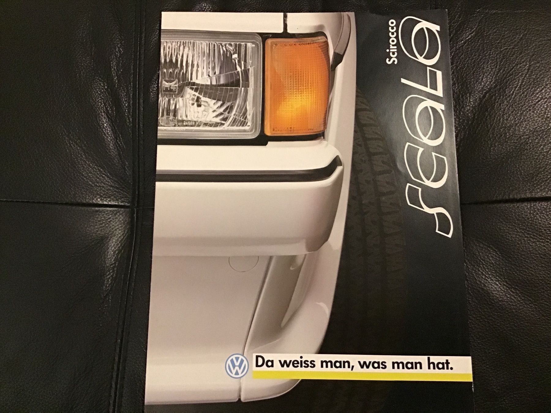 VW Dokumente: VW Scirocco Scala Faltprospekt 1988 – Gebraucht aus Scherzingen von Starseller62