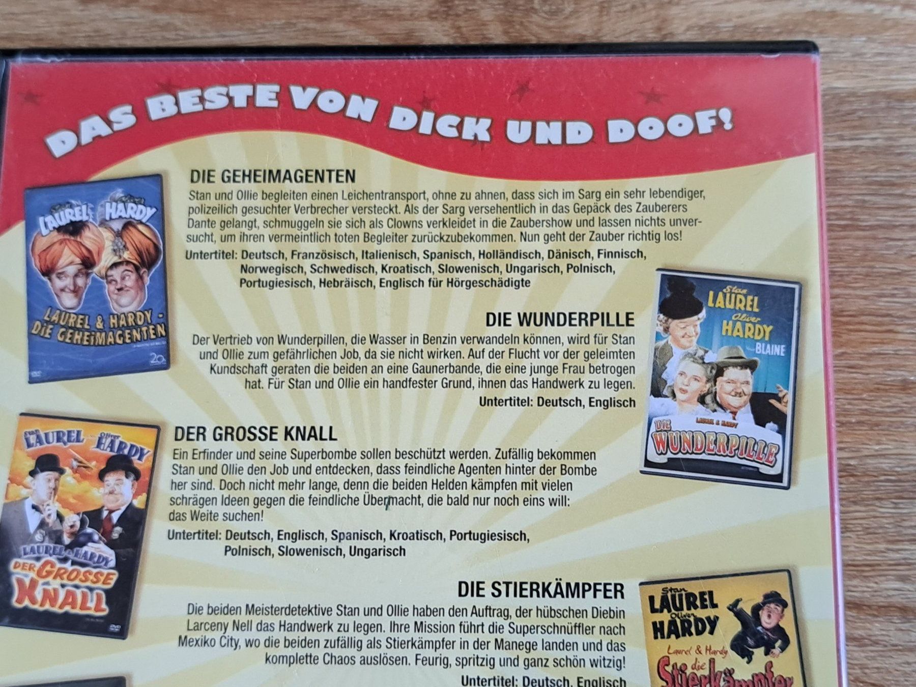 Alle DVDs: Die Laurel und hardy Collection, Box Set mit 5 Discs – Gebraucht aus Unterseen von Kanica 2