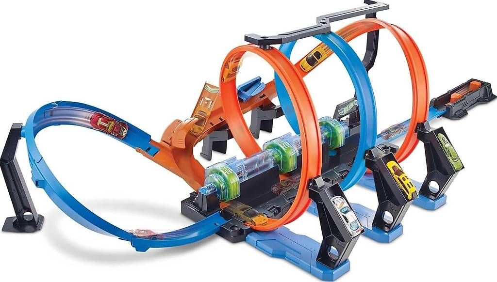 Hot Wheels Piste: Hot Wheels Korkenzieher-Crash Trackset – Usato da Gwatt (Thun) venduto da lucwyss 4