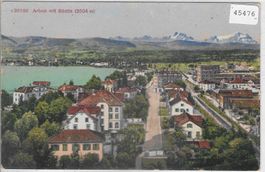 Arbon - Generalansicht mit Säntis - Litho
